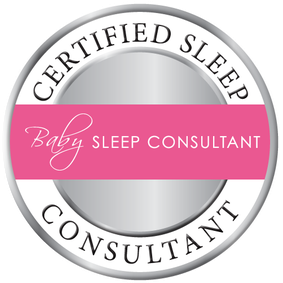 Certified Baby Sleep Consultant badge